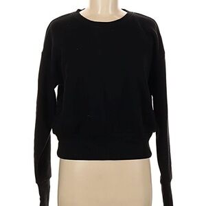 Xersion Black Oversized Sweatshirt XXL — Cozy Cotton Blend